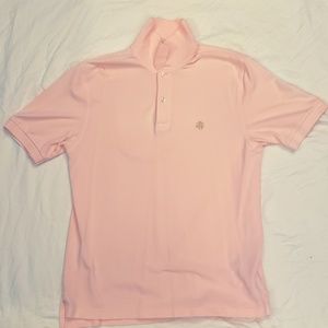 Brooks Brothers Pink Polo Regular Fit Size Small
